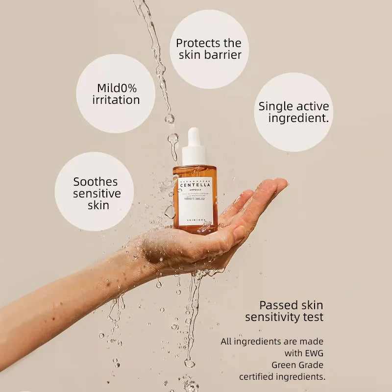 Korean Skin1004 Centella Ampoule Toner Cleanser Face Serum Cleaning Oil and Moisturizer Cream Skincare Kit Original Products Set