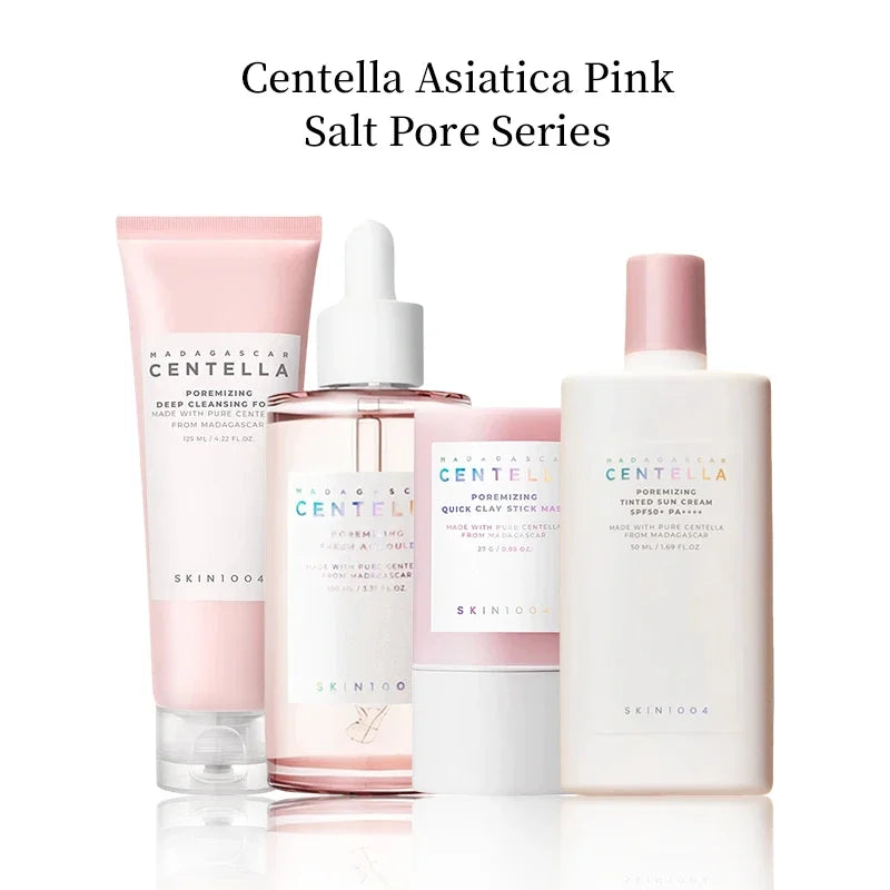 Skin1004 Centella Asiatica Skin Care Korean Set Moisturizing Toner Essence Sunscreen Cleanser Makeup Remover Oil Essence