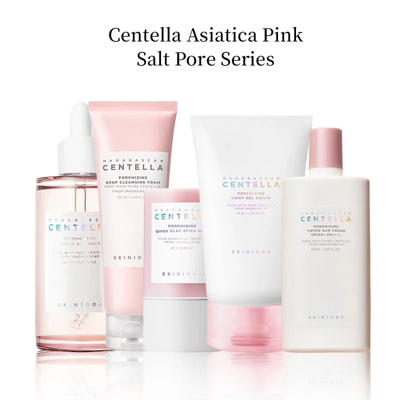Skin1004 Centella Asiatica Skin Care Korean Set Moisturizing Toner Essence Sunscreen Cleanser Makeup Remover Oil Essence